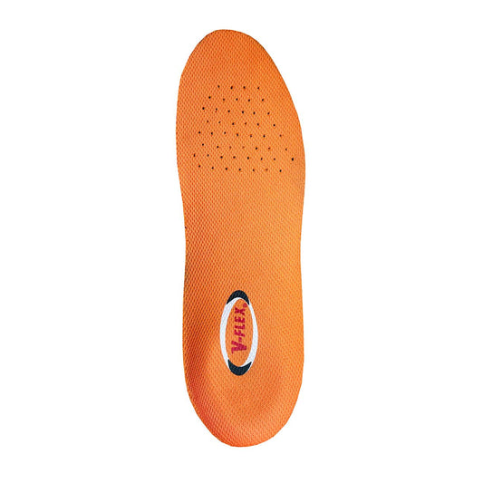Plantilla PU Textil Gris/Naranja