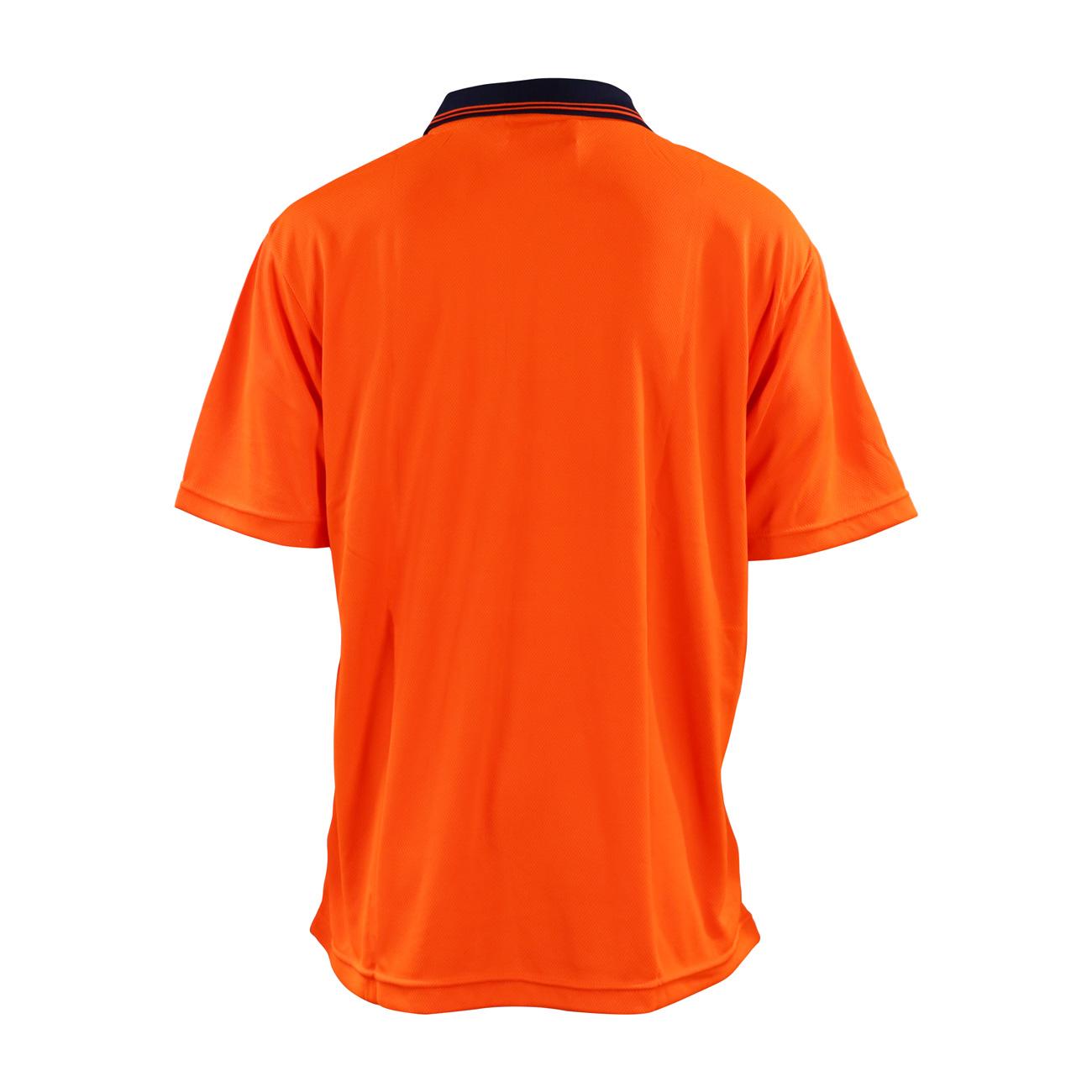 Polera Activex Naranja M/Corta Alta Vis Filtro UV