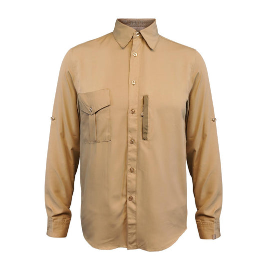 Camisa Lightwind Poliéster Beige