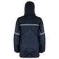 Parka Azul/Negro Forro Franela
