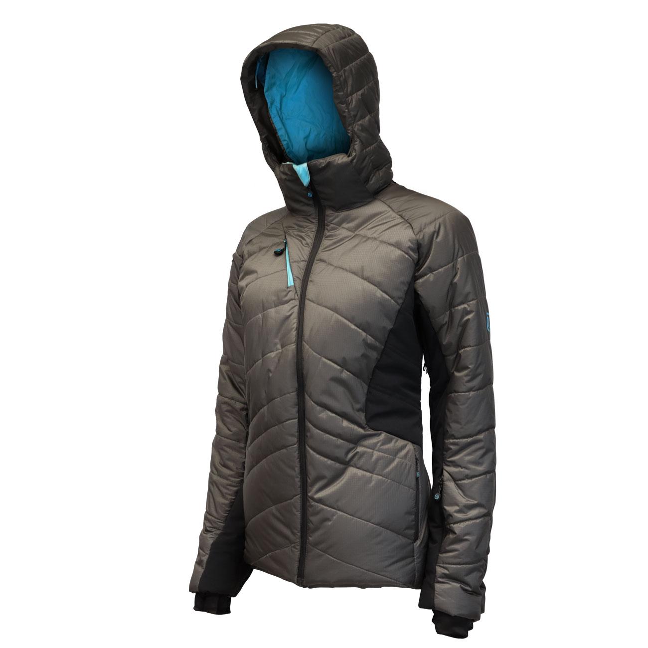 Parka Thinsulate Mujer Gris/Negro Z-9100