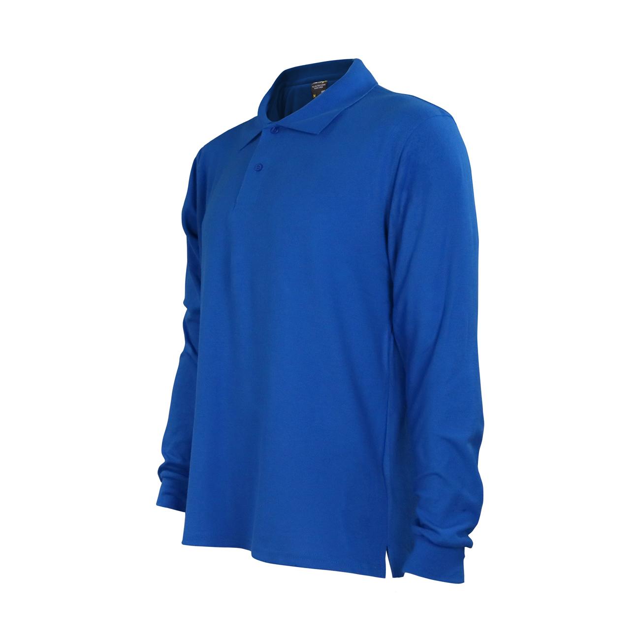 Polera Activex Pique Azulina M/Larga UPF 40