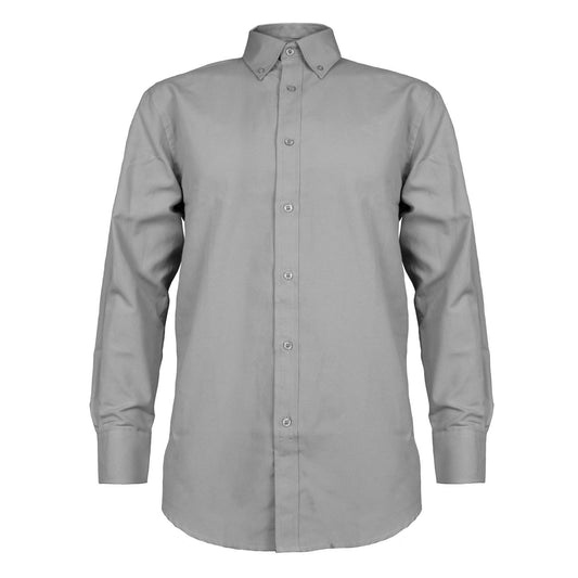 Camisa Activex Oxford M/Larga Gris UPF 20