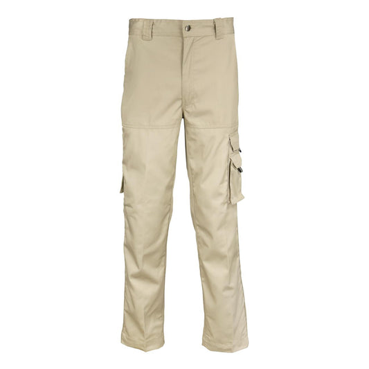 Pantalon Activex Gabardina Cargo Beige UPF 50