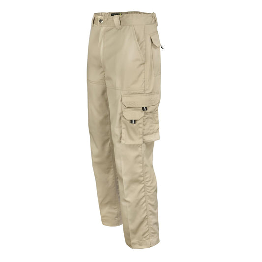 Pantalon Activex Gabardina Cargo Beige UPF 50