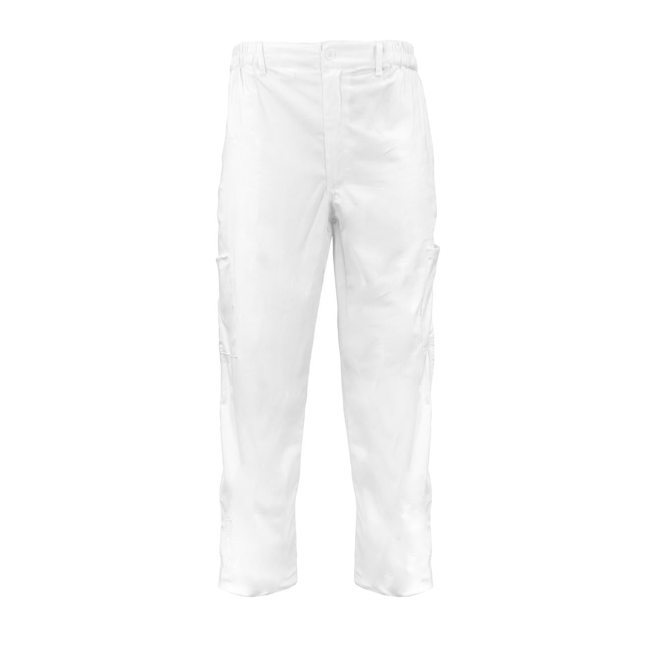 Pantalón Gabardina 100% Algodón Blanco