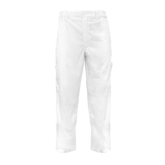 Pantalón Gabardina 100% Algodón Blanco