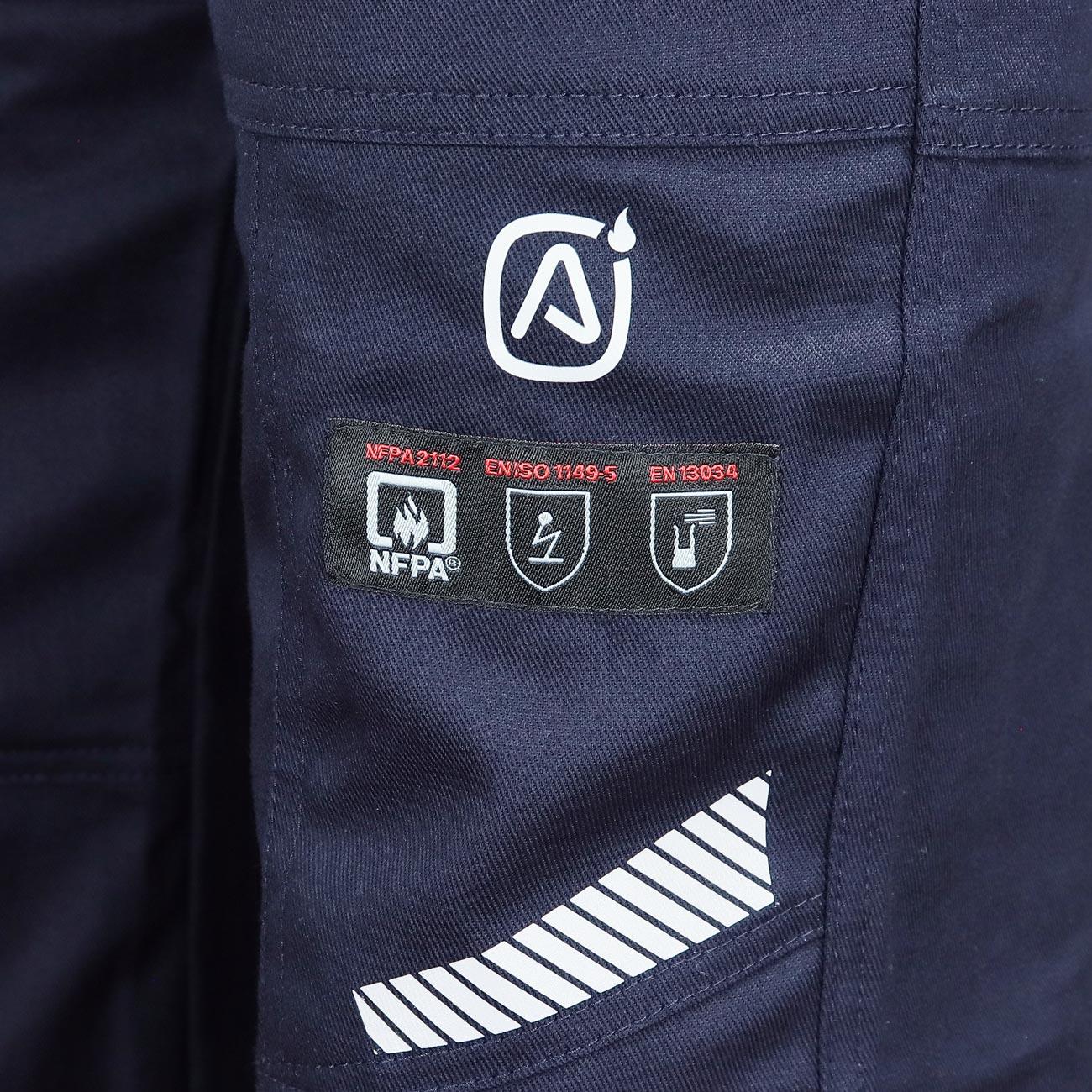 Pantalon Slack Ignífugo Antiestático NFPA Azul Marino