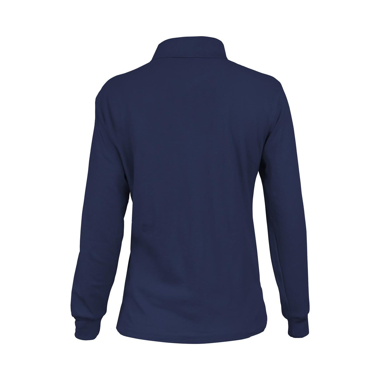 Polera Activex Pique Azul Marino M/Larga Mujer UPF 40