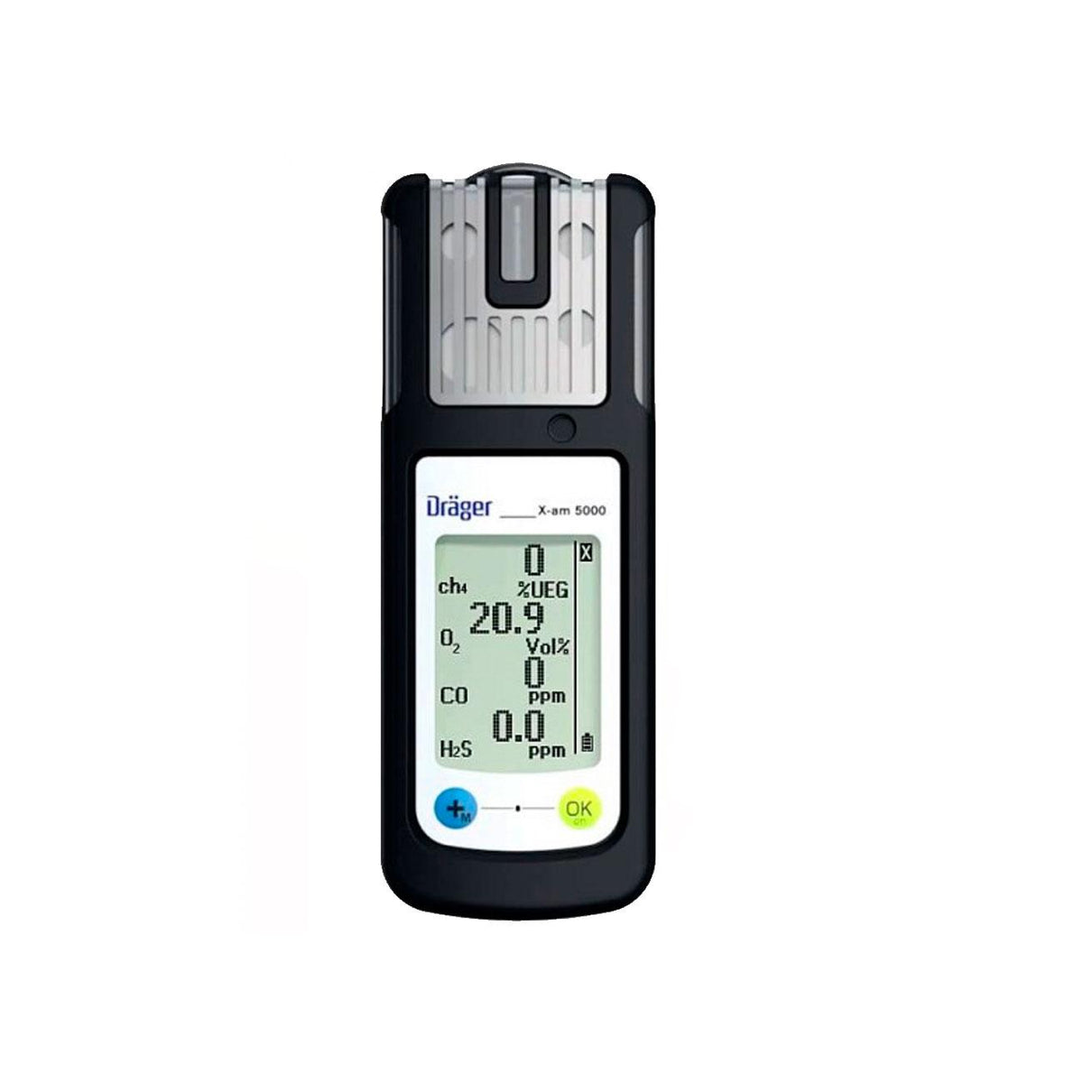 Detector Multigas X-am® 5000 para (H2-LEL-O2-CO-Metanol) Incluye paquete energía