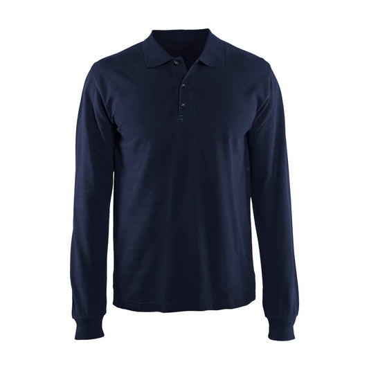 POLERA PIQUE AZUL