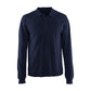 POLERA PIQUE AZUL 80/20