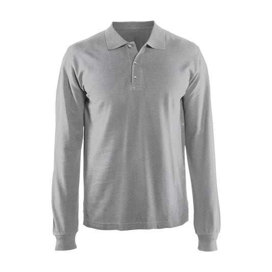 POLERA PIQUE GRIS 80/20