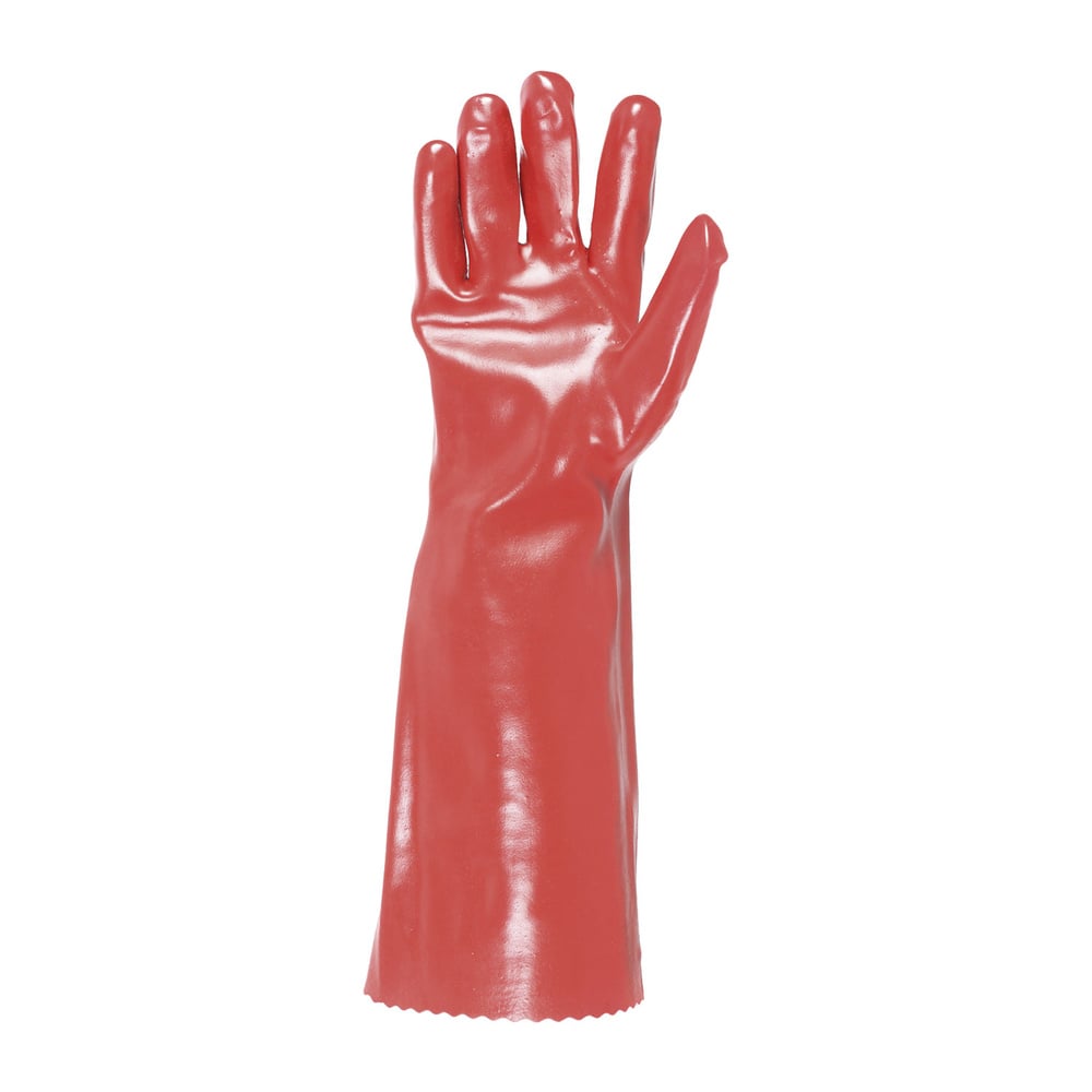 GUANTE PVC ROJO KRON Q1 18''