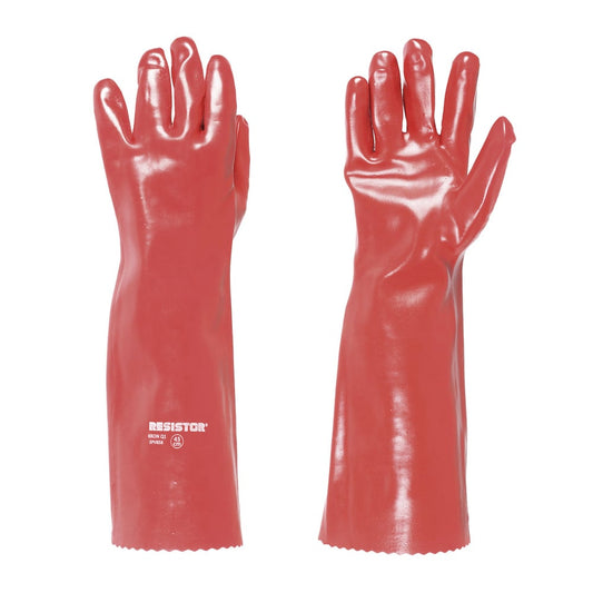 GUANTE PVC ROJO KRON Q1 18''