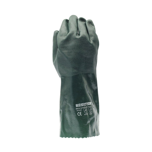 GUANTE PVC VERDE KRON Q2 14''