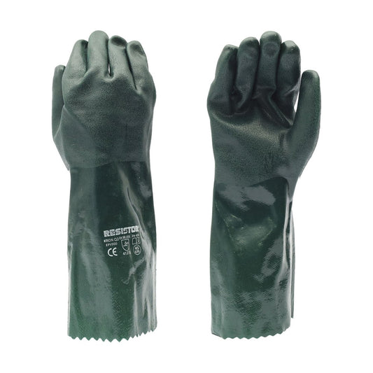 GUANTE PVC VERDE KRON Q2 18''