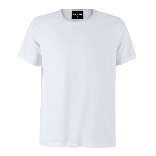 POLERA POLO 100% ALGODÓN MANGA CORTA BLANCA