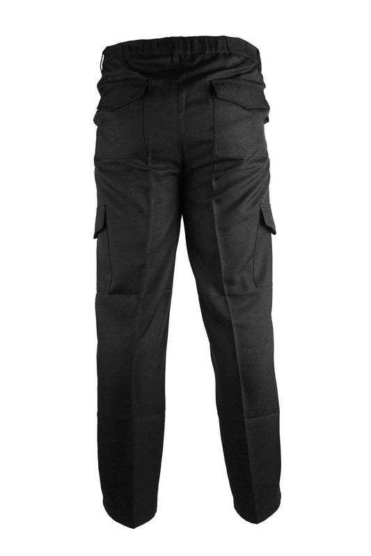 PANTALÓN CARGO GABARDINA NEGRO