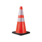 CONO PVC 28" DOBLE CINTA BASE NEGRA